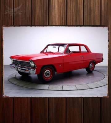 Металлическая табличка Chevrolet Chevy II 100 2-door Coupe